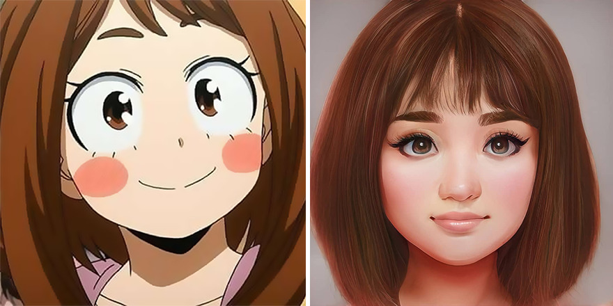 Person Uses Artificial Intelligence To Bring 30 Anime And Cartoon  Characters To Life | Bored Panda