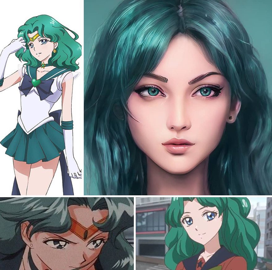 Person Uses Artificial Intelligence To Bring 30 Anime And Cartoon Characters  To Life | Bored Panda