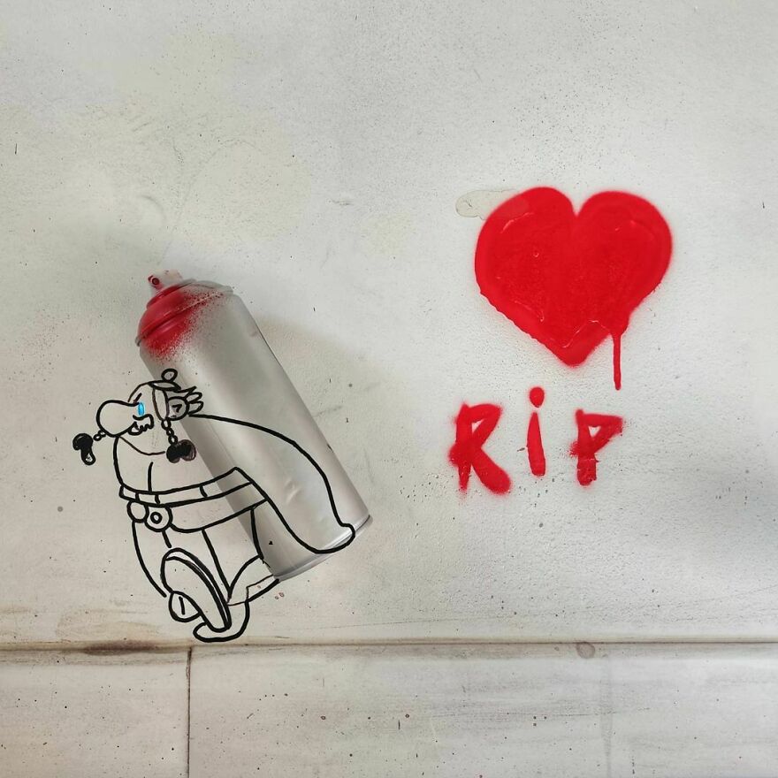 Uderzo ❤️❤️❤️
#uderzo #asterix #oakoak #toutemonenfance #streetart #urban #wall #sad #obelix #bd #rip