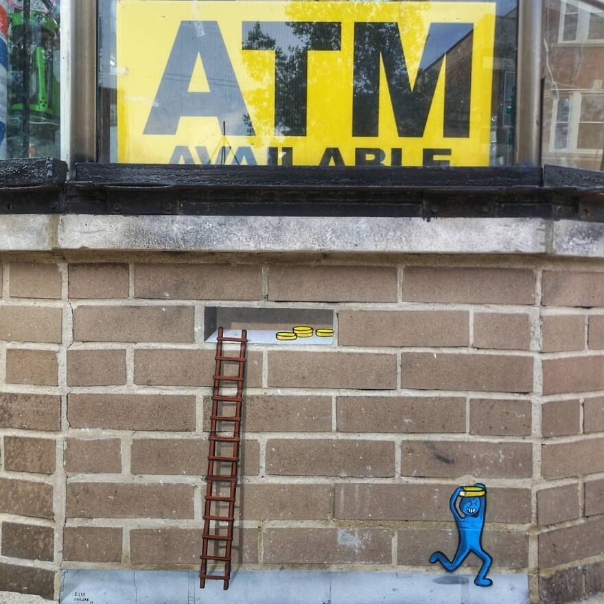 The Small Robber Of Coins
collaboration With @_e.lee_
justanotherbrickinthewallproject
#mtn94 #montana94 #oakoak #streetart #urbanart #oaky #graffityart #urban #chicago #stencil #pochoir #stencilart #chicagostreetart #urbanintervention #usastreetart #art#fun #justanotherbrickinthewall #coin