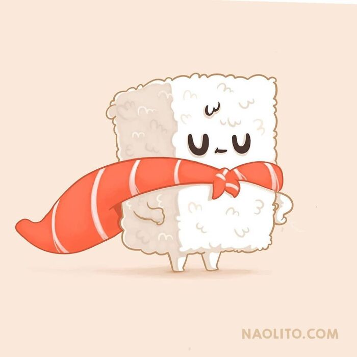 Not The Hero We Deserve, But The Hero We Need 🍣 Save Us From Hunger!
#sushi #nigiri #funnyart #funny #comic #comicstrip #humorous #humor #humour #lol #awww #aww #awesome #rice #cape #hero #superhero #superheroes #nocapes