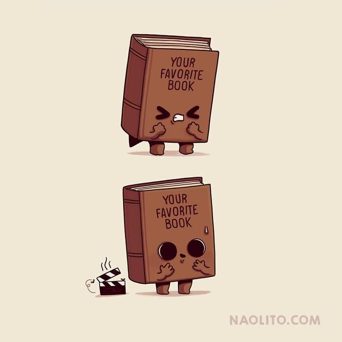 Not All Adaptations Are Bad Though! 😅 What's Your Favorite Book?
edit: We Are 300k, Thank You!!!!! #book #read #books #movie #movies #adaptation #cute #art #cuteness #kawaii #comic #funny #indieart #art #illustration #illustrator #indieartist #aww #awww #awesome #artprint