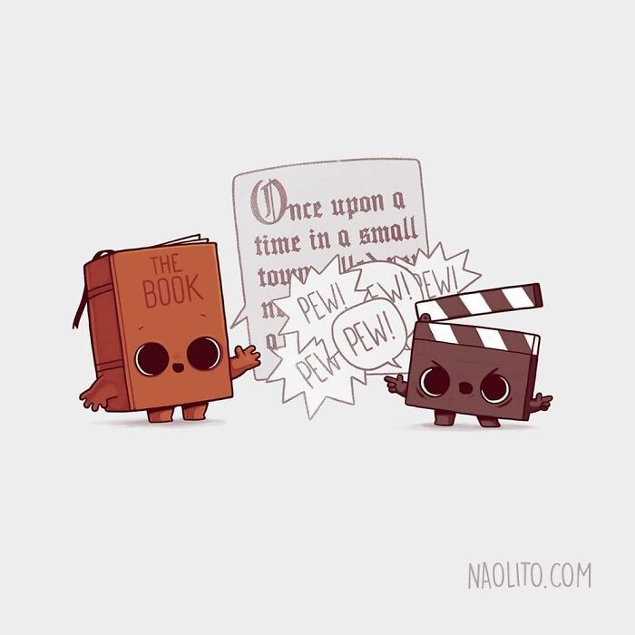 Same Story, Different Storytelling 😅 I'm Finally Back After Almost 3 Months Without Being Able To Focus On Personal Projects, I Have So Many Concepts To Draw! Make Sure To Swipe To See The New Villains Need Love Pins Available At Naolito.com!
#book #movie #bookworms #reading #adaptation #cute #aww #awww #kawaii #awesome #funny #comic #humor #humorous #humour #lol #indieartists #illustration #art #photoshop