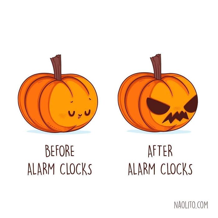 I'm Not A Morning Person 😴 Are You?
#sleepy #sleep #lazy #relatable #relatablecomics #art #illustration #indieartists #indie#pumpkin #alarm #morning #cuteness #cute #funny #kawaii #humour #humorous #aww #awww #awesome #lovely #dream #unexpected