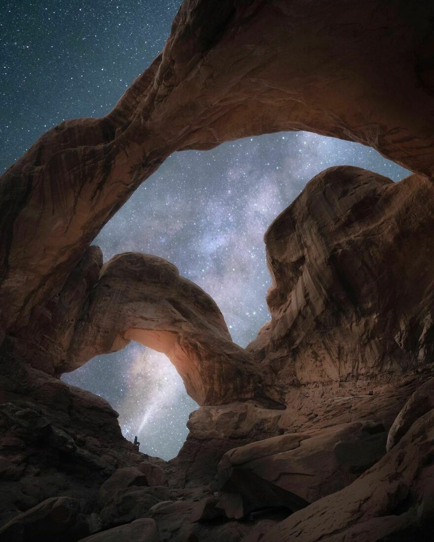 Double Arch, Utah, USA