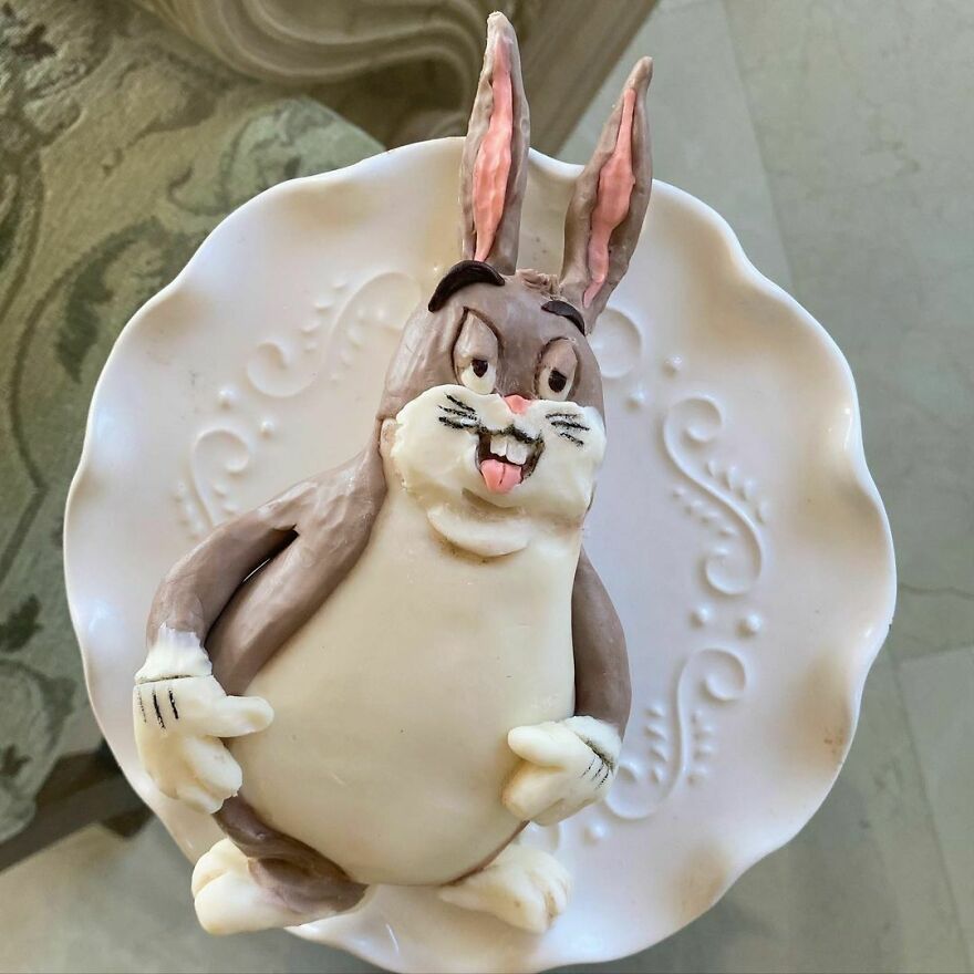 Big Chungus Cake Is A Mood This Pandemic.
.
.
big Chungus Is Red Velvet With Cream Cheese Frosting And Modeling Chocolate :)
.
.
#cake #cakedecorating #bigchungus #chungus #memes