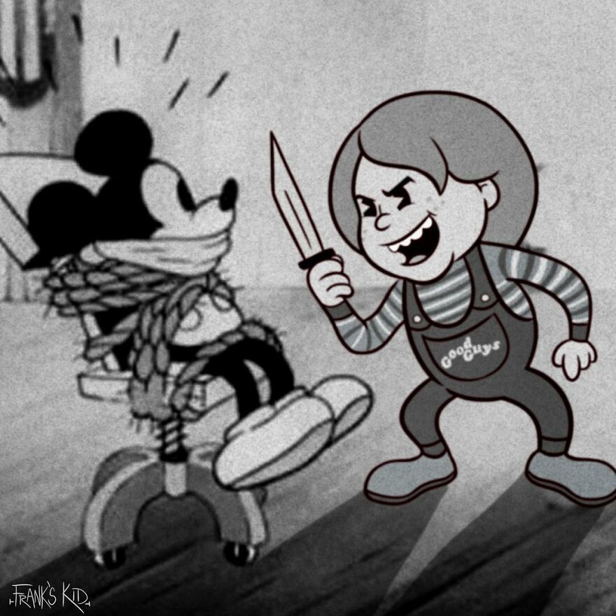 Mickey Meets His New Friend To The End!