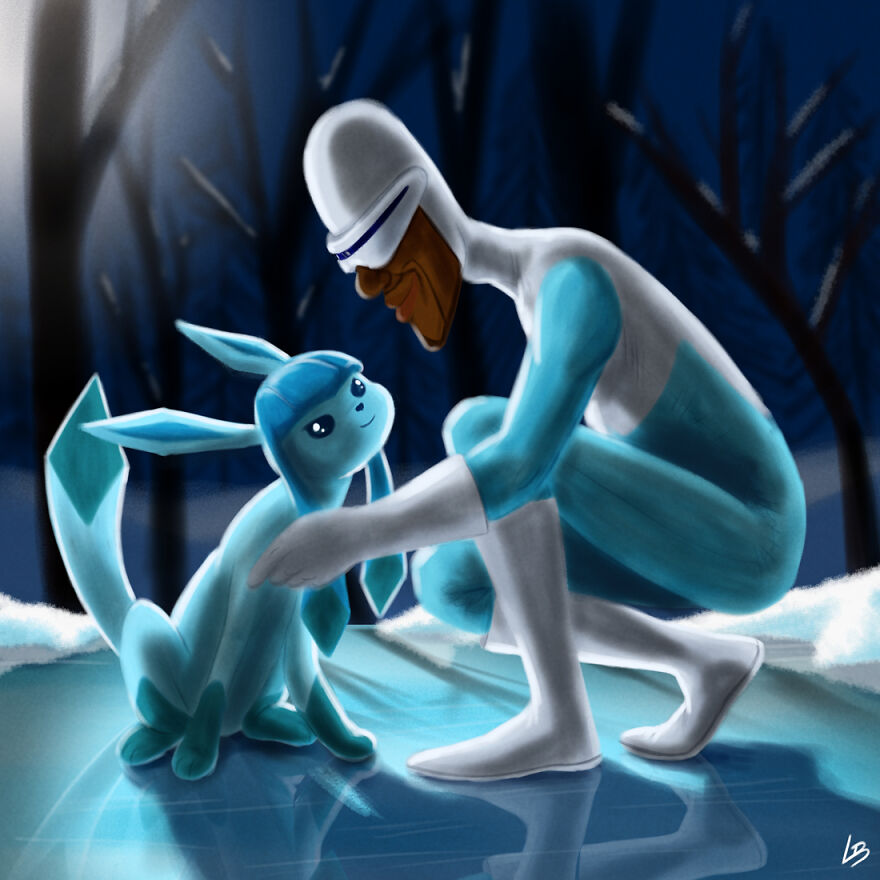 Frozone And Glaceon