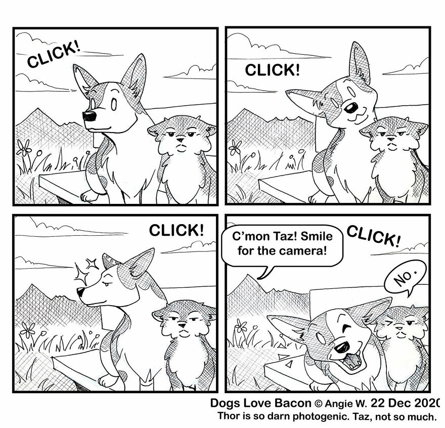 I Started A Happy Dog Comic Around My Two Rescue Dogs!