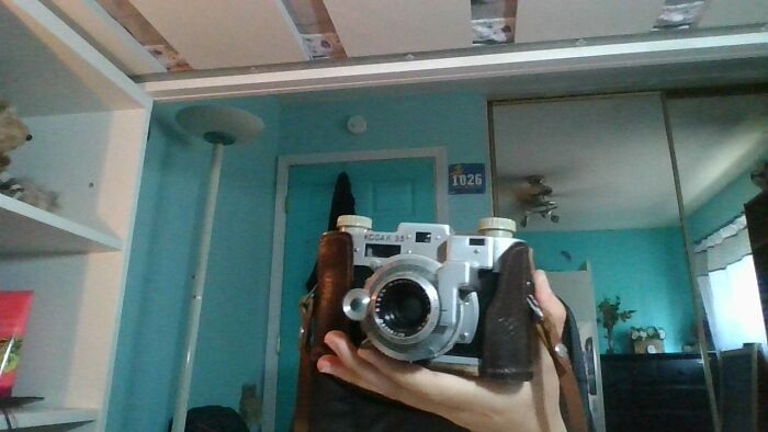 This Camera, Were Not Too Sure How Old It Is,but It's Pretty Old.