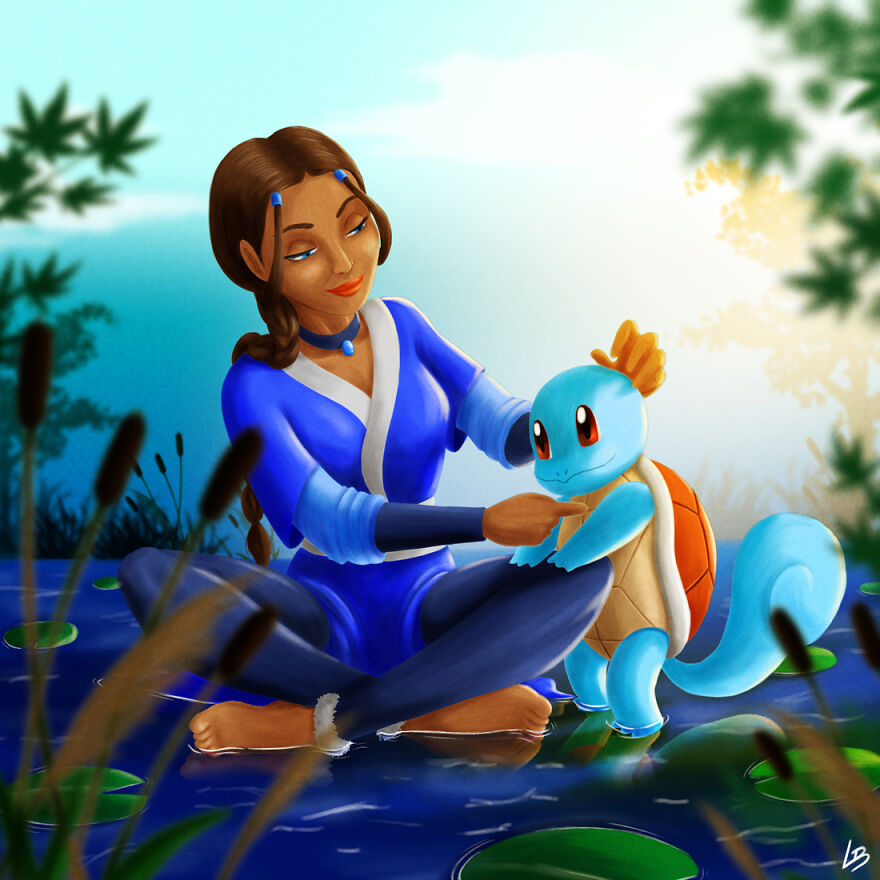 Katara And Squirtle