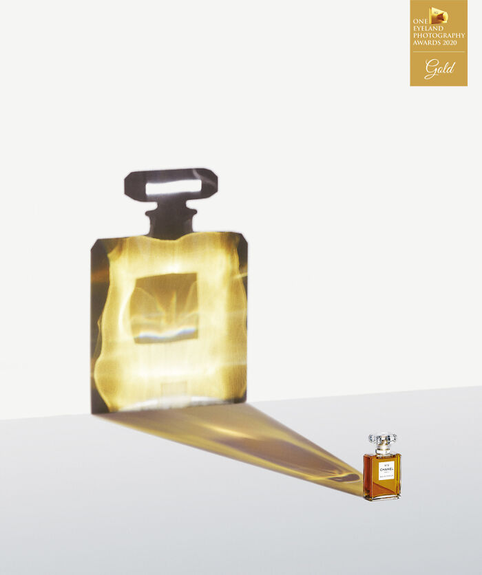 Chanel Parfum By Cheuk Lun Lo. Gold In Advertising