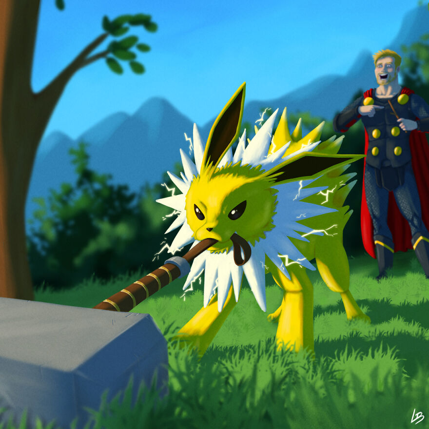 Thor And Jolteon
