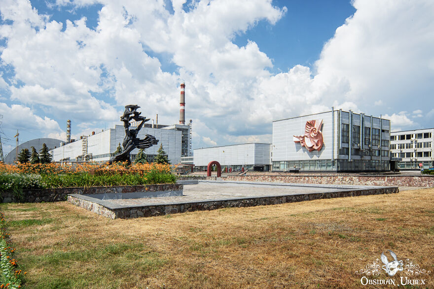 View Of The Chernobyl Nuclear Power Plant