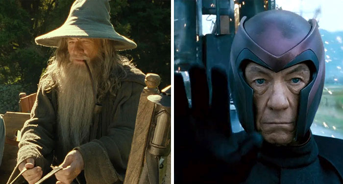 25 Side-By-Side Pics Of Movie Villains And Heroes That Were Played By The Same Actors