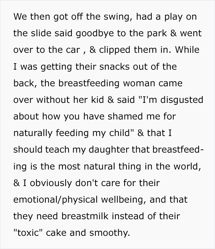 "I'm Disgusted About How You Have Shamed Me": Mom Confronts A Woman Who Questioned The Age Of Her Breastfed Kid
