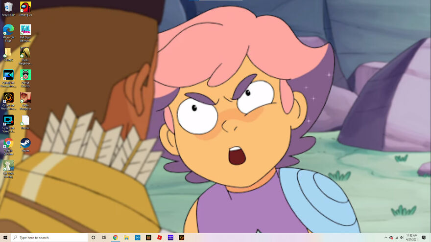 My Friend And I Were Watching I Paused And This Was The Result I Had To Make It My Background