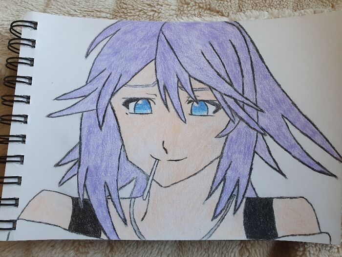 My Drawing Of Mizore From Rosario Vampire. Took A Few Hours