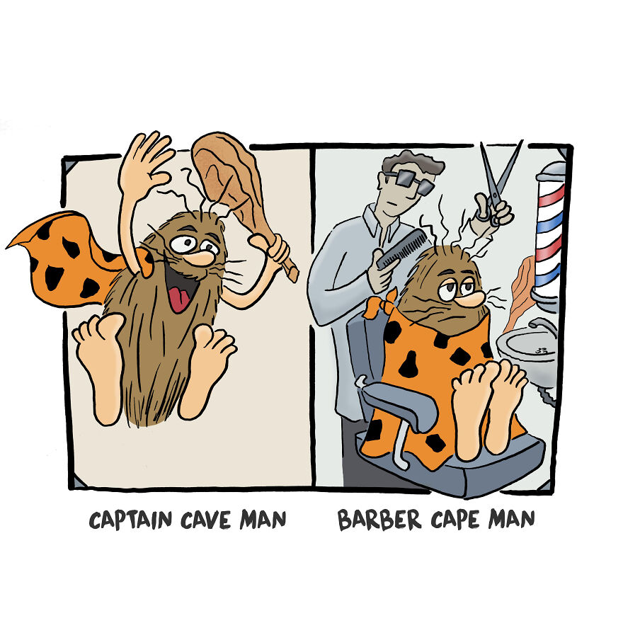 Captain Caveman In Pandemic Times