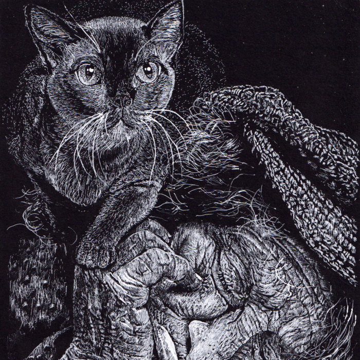 My White Gel Pen Drawings