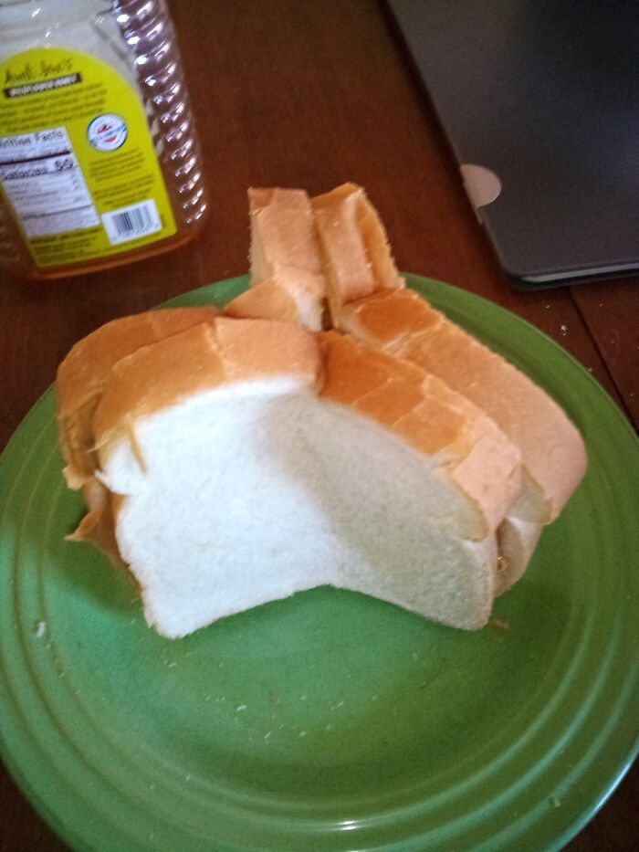 How I Make My Sandwiches (Saw This On A Reddit Post But I Make A Habit Out Of Always Making My Sandwiches Like This Now)