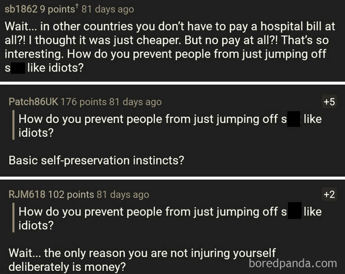 How Do You Prevent People From Jumping Off Like Idiots?