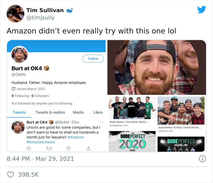 People Are Mercilessly Roasting Amazon For Allegedly Creating These Fake  'Happy Amazon Employee' Accounts On Twitter | Bored Panda
