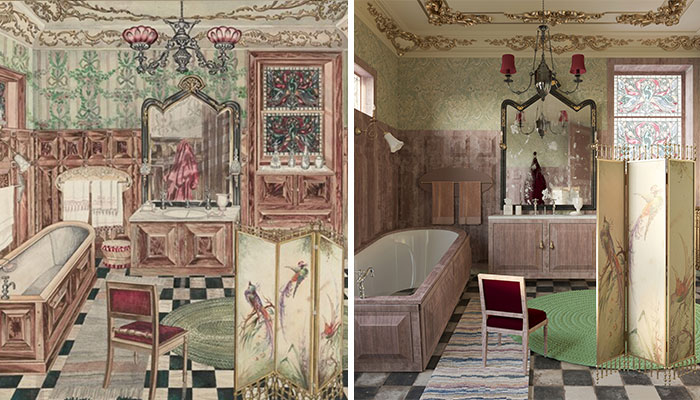 Here’s How 5 Bathrooms From Famous Paintings Would Look In Real Life By Qssupplies