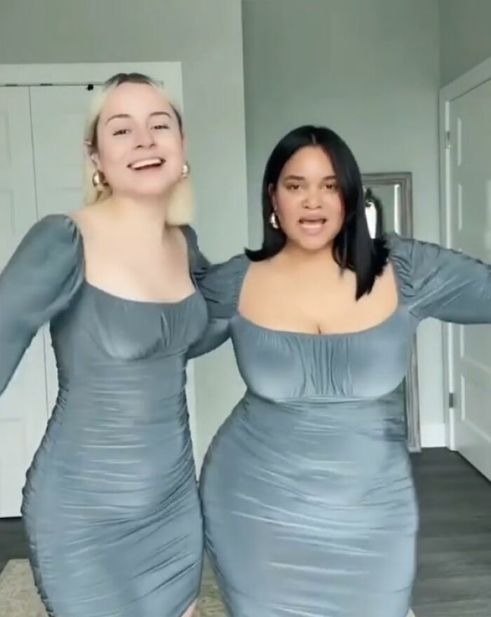 Two Friends Demonstrate How The Same Outfit Looks On Their Different Body Types (30 New Pics)