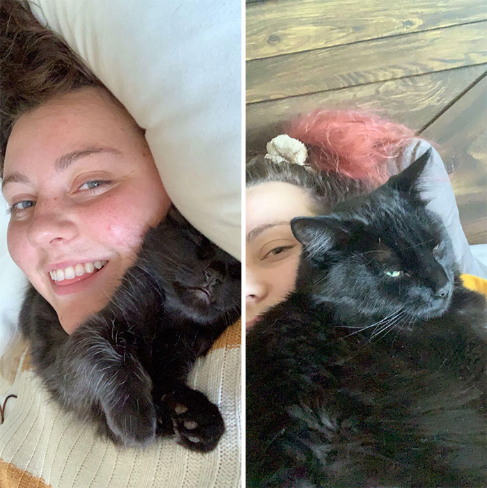 He Likes To Cuddle My Neck Every Morning And Night, 8 Months Later And He Still Does It