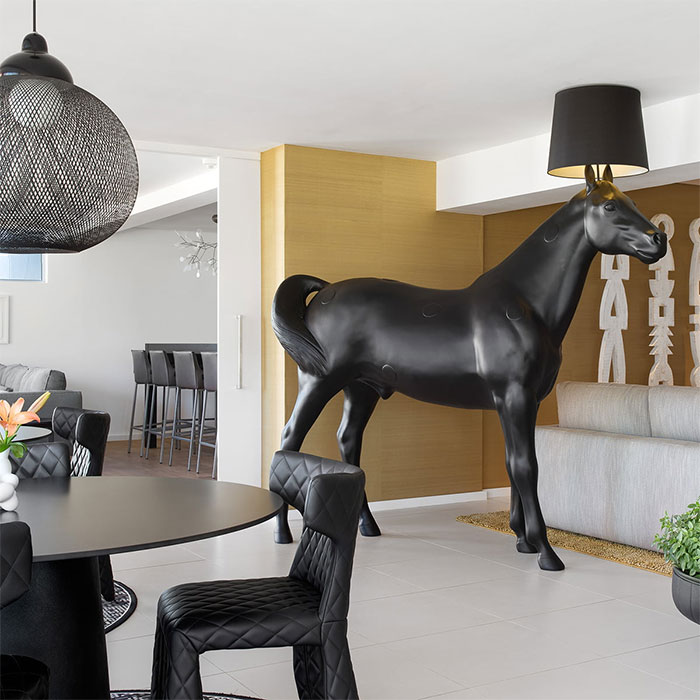 I'll See Your Flamingo Lamp, And Raise You A $6500 Life Sized Horse Lamp