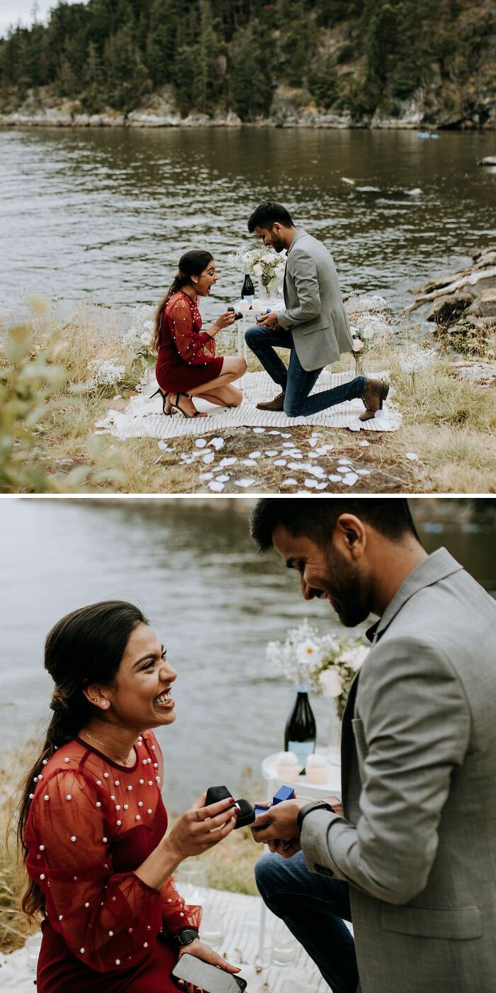Couple Proposed To Each Other By Accident During A Photoshoot