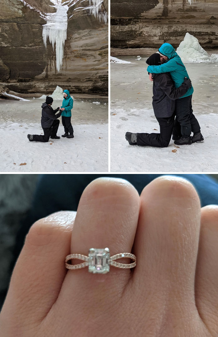 I Proposed To My Wife Today After 5 Years Of Marriage. We Wed So I Could Adopt Her Daughter And I Never Had A Chance To Propose. This Has Been Something She Always Wanted