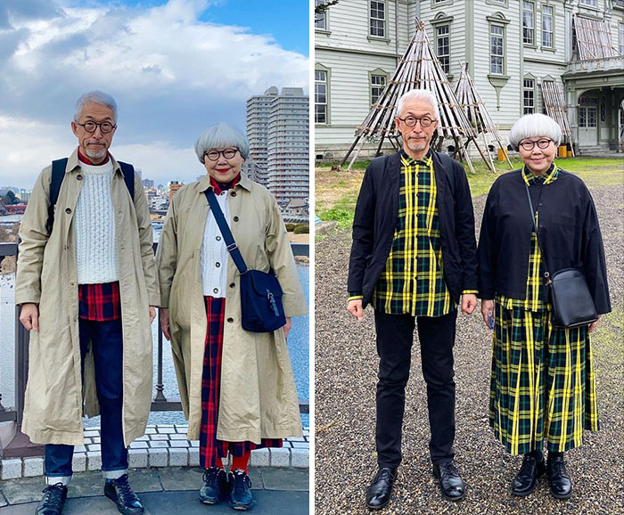 Japanese Married Couple Wears Coordinated Outfits Everyday