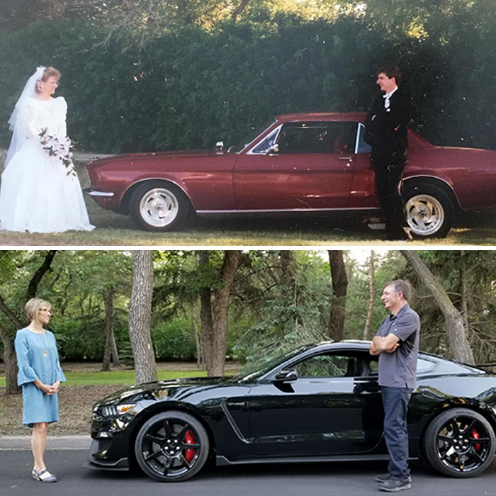 My Mom And Dad Recently Celebrated Their 25th Wedding Anniversary And Decided To Re-Create One Of Their Wedding Photos