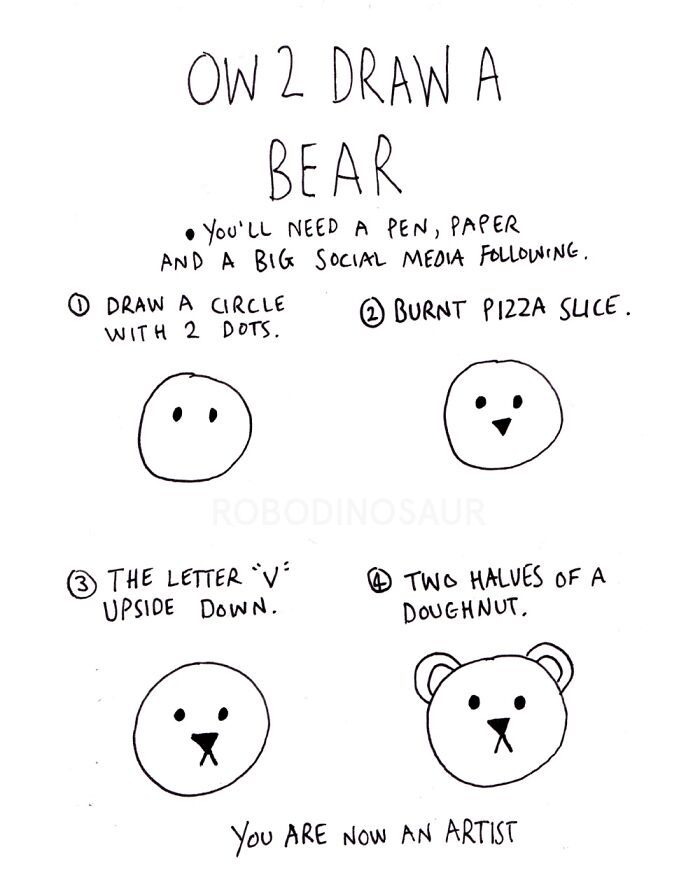 How 2 Draw A Bear