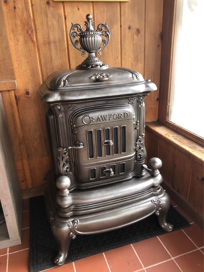 1907 Crawford Cast Iron Stove I Finished Restoring Just This Week.