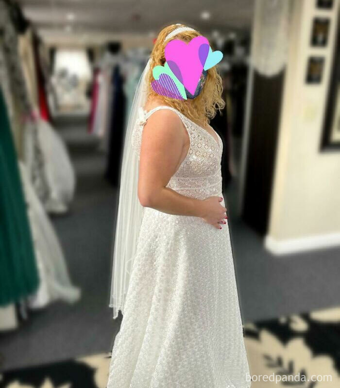 How Do I Politely Tell My Future Mother In Law That I Don't Appreciate Her Comments About My Weight? Picture Of My Size 16 Self Looking Flawless In My Wedding Dress