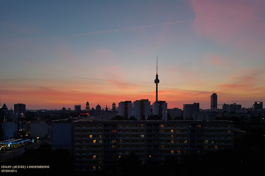 One Year Of Berlin Sunsets From My Window