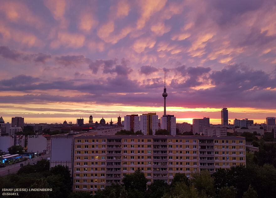 One Year Of Berlin Sunsets From My Window