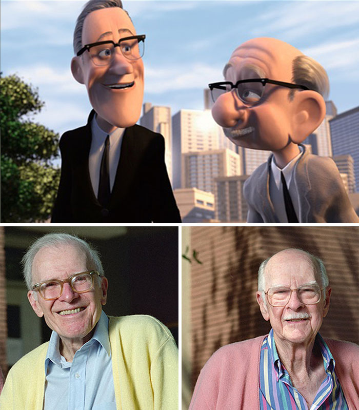 The Incredibles (2004) Features A Cameo By Frank Thomas And Ollie Johnston, Two Legendary Disney Animators Who Worked On Snow White And The Seven Dwarfs (1937)