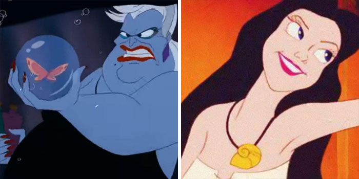 In 'The Little Mermaid' (1989) Ursula Uses A Butterfly (A Symbol Of Transformation And Mimicry) In The Potion To Transform Herself Into 'Vanessa' - Which Is A Genus Of Butterfly