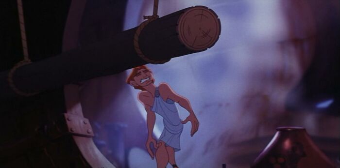 In Hercules (1997) When Hercules First Walks Into Phil's Cabin He Hits His Head On The Mast Of The Argo. In The Original Myth, Jason, The Captain Of The Argo, Was Killed When The Mast Hit His Head