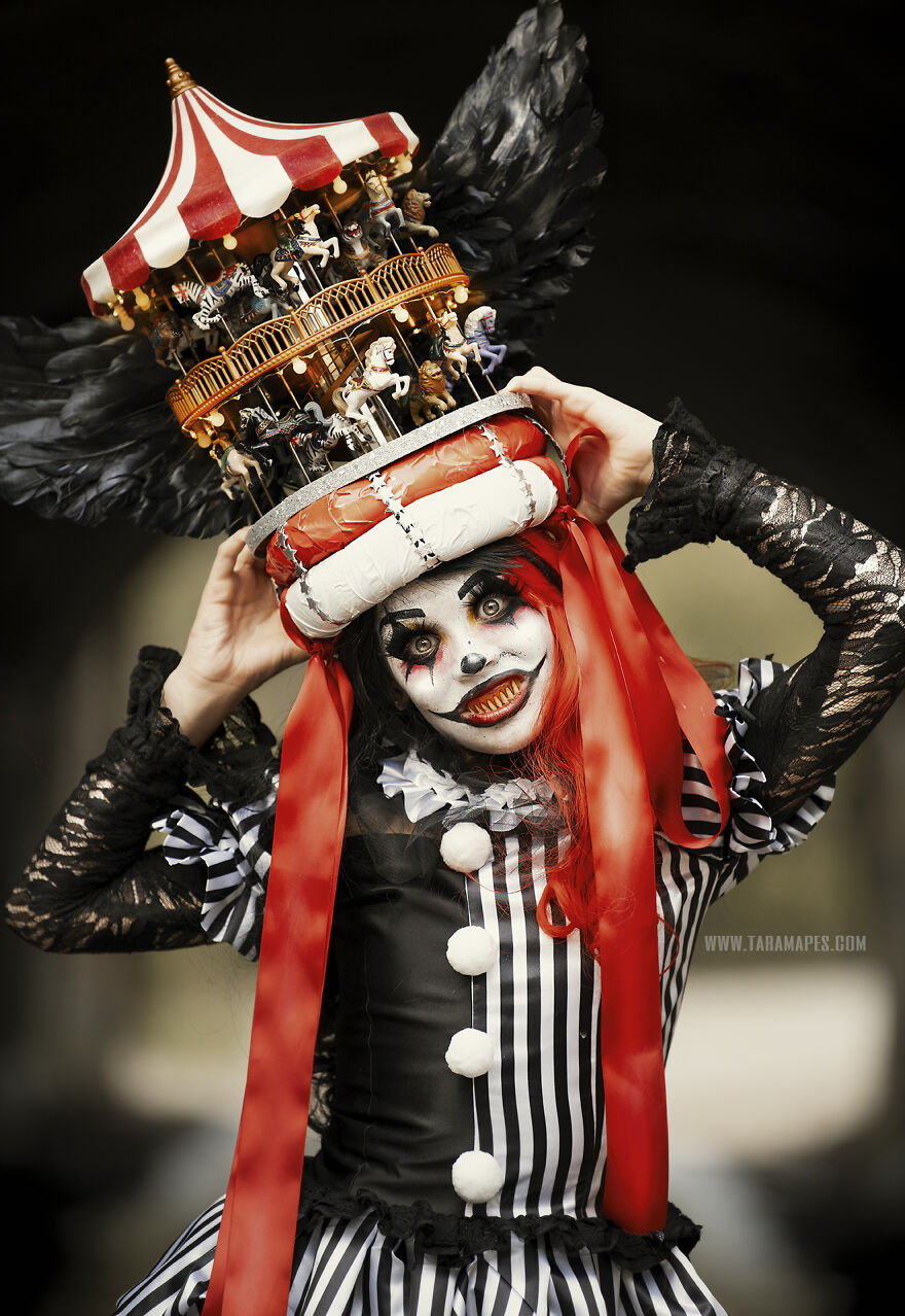 Dark Carnival Themed Photoshoot By Tara Mapes Of Enchanted Eye Creations