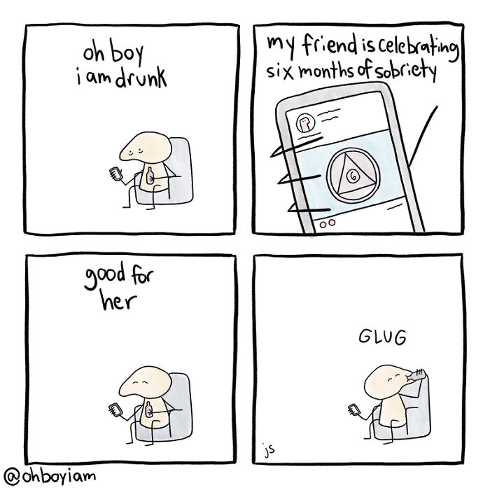 Oh Boy I Wrote One Sad Comic Every Day For A Year