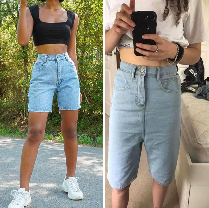 These Shorts My Friend Ordered From An Instagram Ad. Just A Little Bit Different From The Advertisement