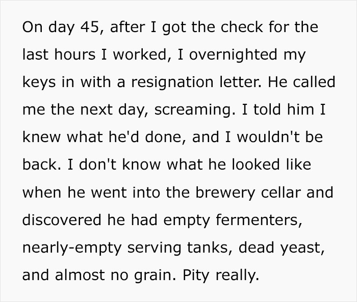 Boss Punishes Employee For Taking Time Off After His Mother's Death, So He Destroys The Entire Business