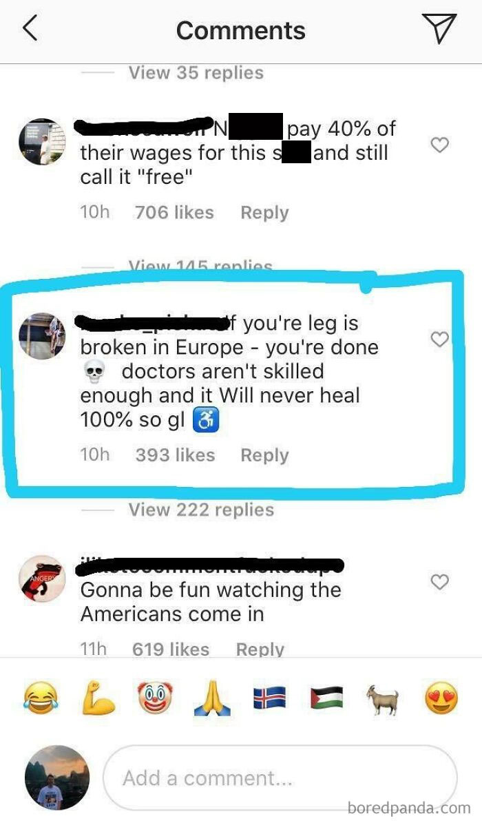 "If Your Leg Is Broken In Europe - You're Done "
