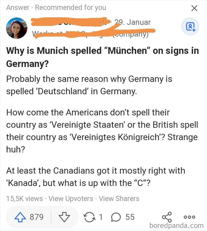 Why Is Munich Spelled "München" On Signs In Germany?