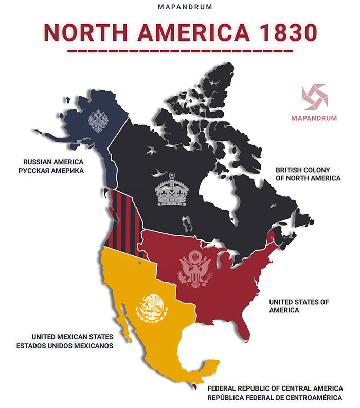 North America In 1830